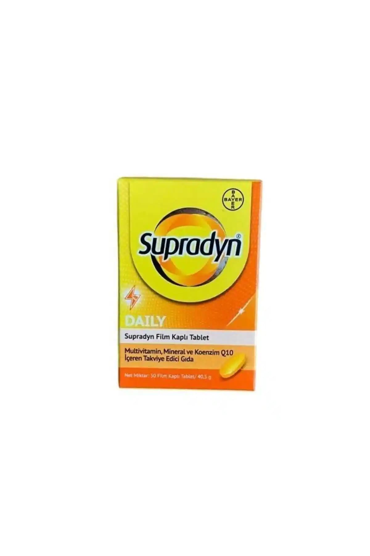 Supradyn Daily Koenzim Q10 30 Film Kaplı Tablet Günlük Enerji ve Sağlık Takviyesi