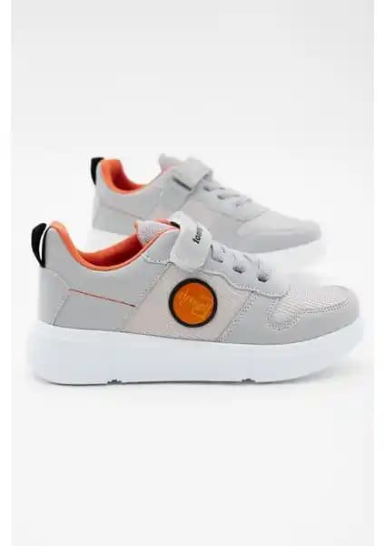 Tonny Black Çocuk Unisex Siyah Rahat Kalıp Cırtlı Ayakkabı Günlük Kullanım İçin