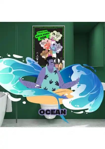 Tukaka Tuvalet Öncesi Kötü Koku Giderici Sprey Okyanus Esintisi ile Temizlik ve Ferahlık