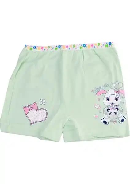 Tutku 6'lı Paket Kız Çocuk Boxer Şortları Renkli ve Rahat Tasarım, Yüksek Kalite İç Giyim