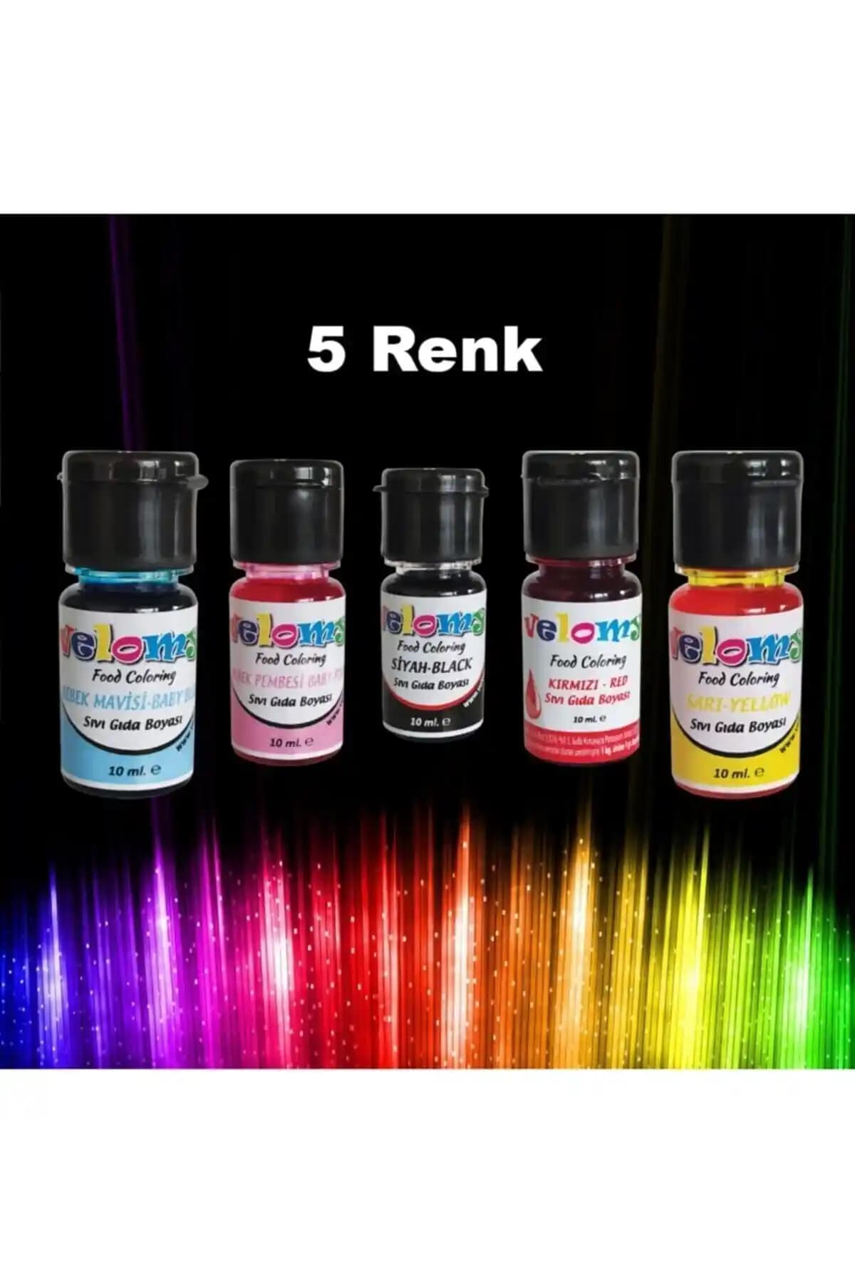 Velomy Çok Amaçlı Sıvı Gıda Boyası: Güçlü ve Güvenilir Renk Çözümü