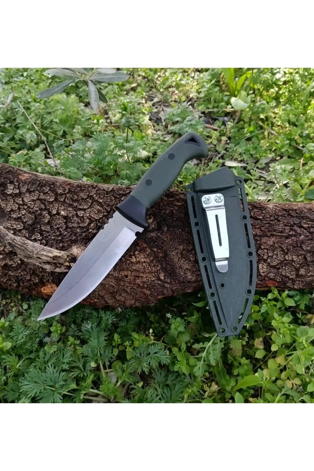 Yüksek Kaliteli Paslanmaz Çelik Kamp ve Avcı Bıçağı Kydex Kılıfıyla Güvenle Kullanım