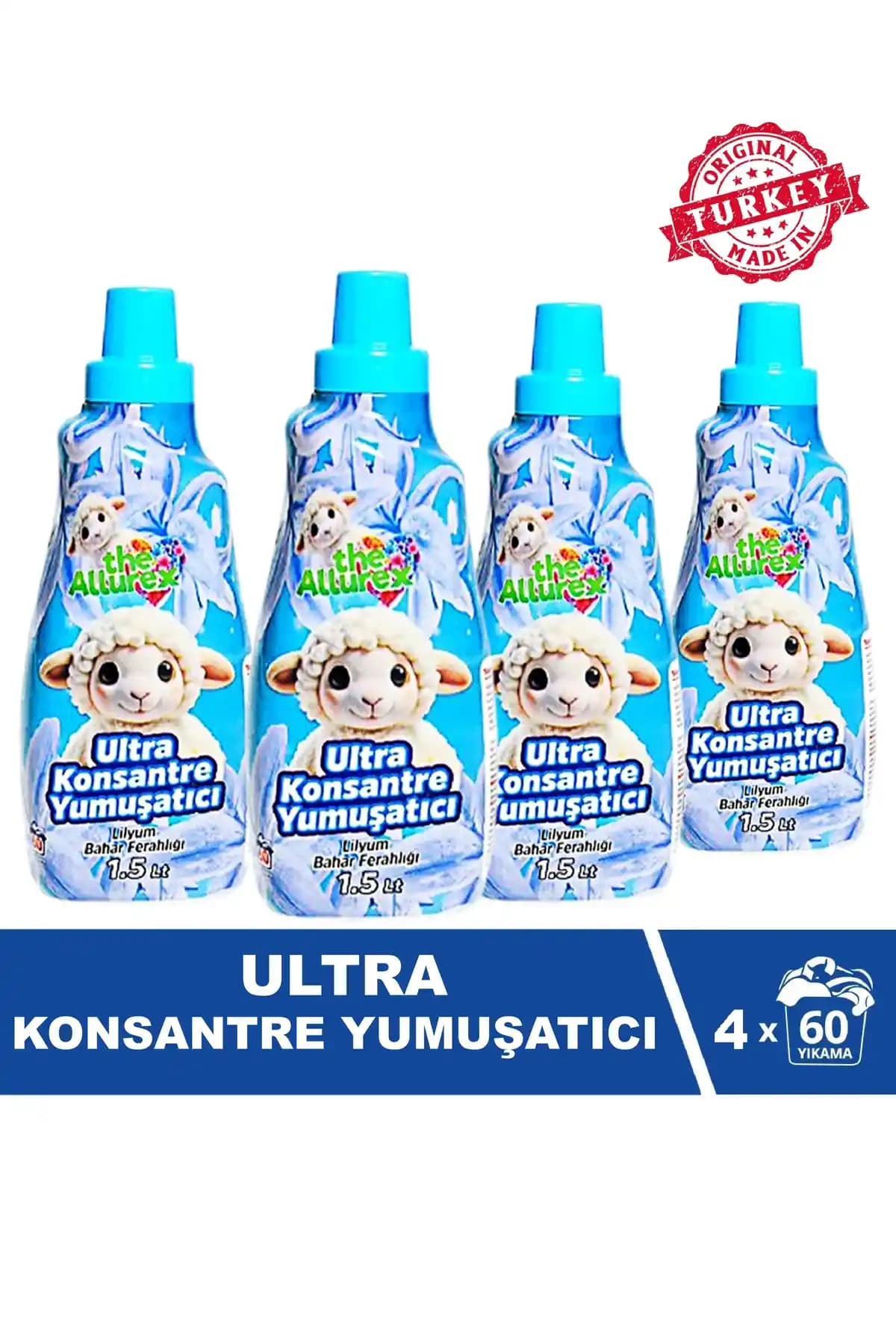 Allurex Ultra Konsantre Lilyum Ferahlığı Yumuşatıcı: Kalıcı Ferahlık ve Renk Koruma Özelliği