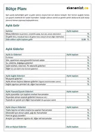 Aylık 300 Dolar Bütçeyle 5 Kişilik Aile İçin Dengeli ve Ekonomik Yemek Planı