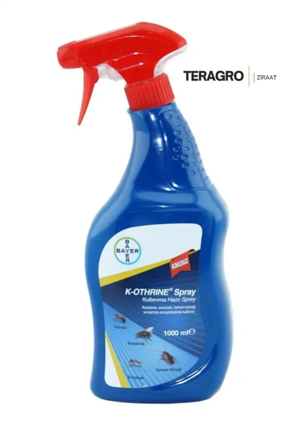 Bayer K Othrine 1 Lt Kullanıma Hazır Sprey ile Etkili Böcek Mücadelesi