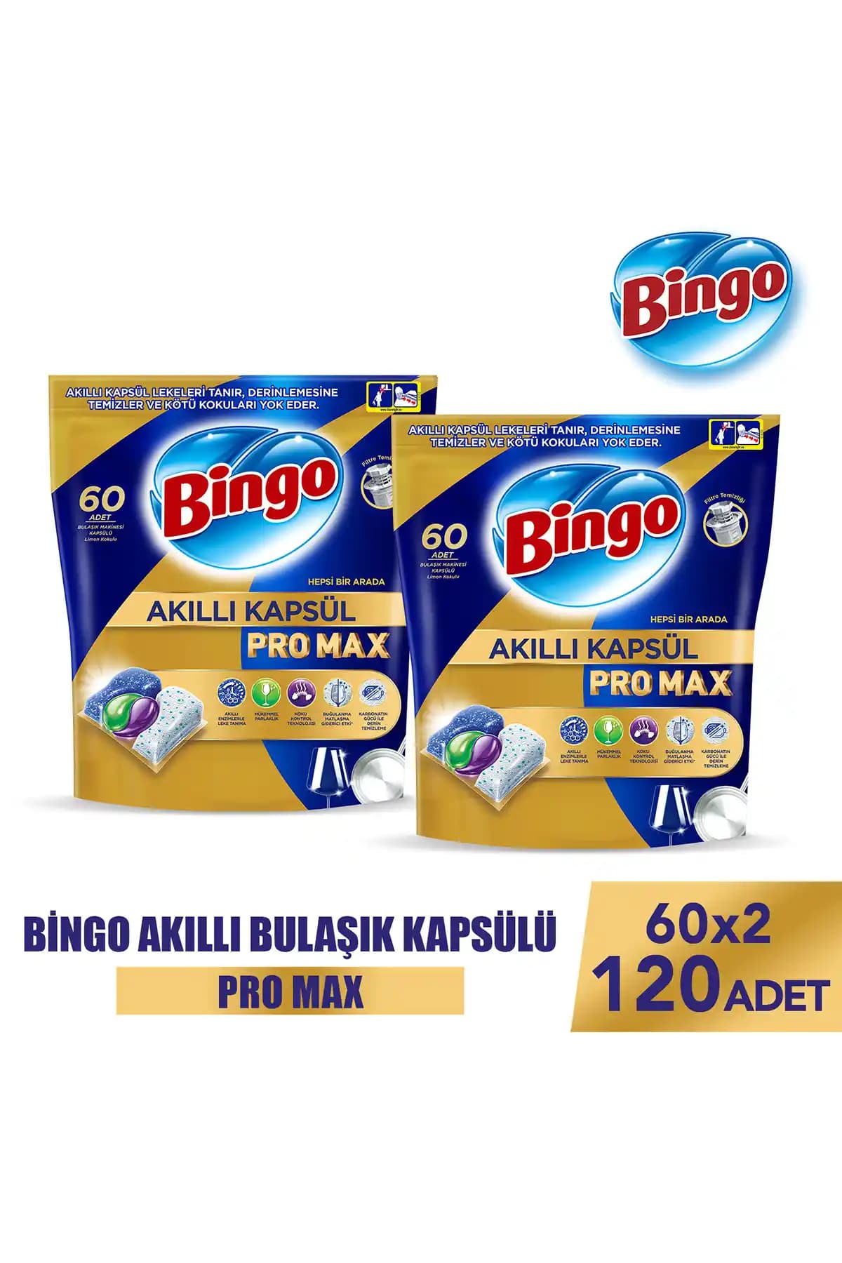 Bingo Akıllı Kapsül Pro Max Bulaşık Makinesi Deterjanı: Yüksek Performanslı Temizlik Çözümü
