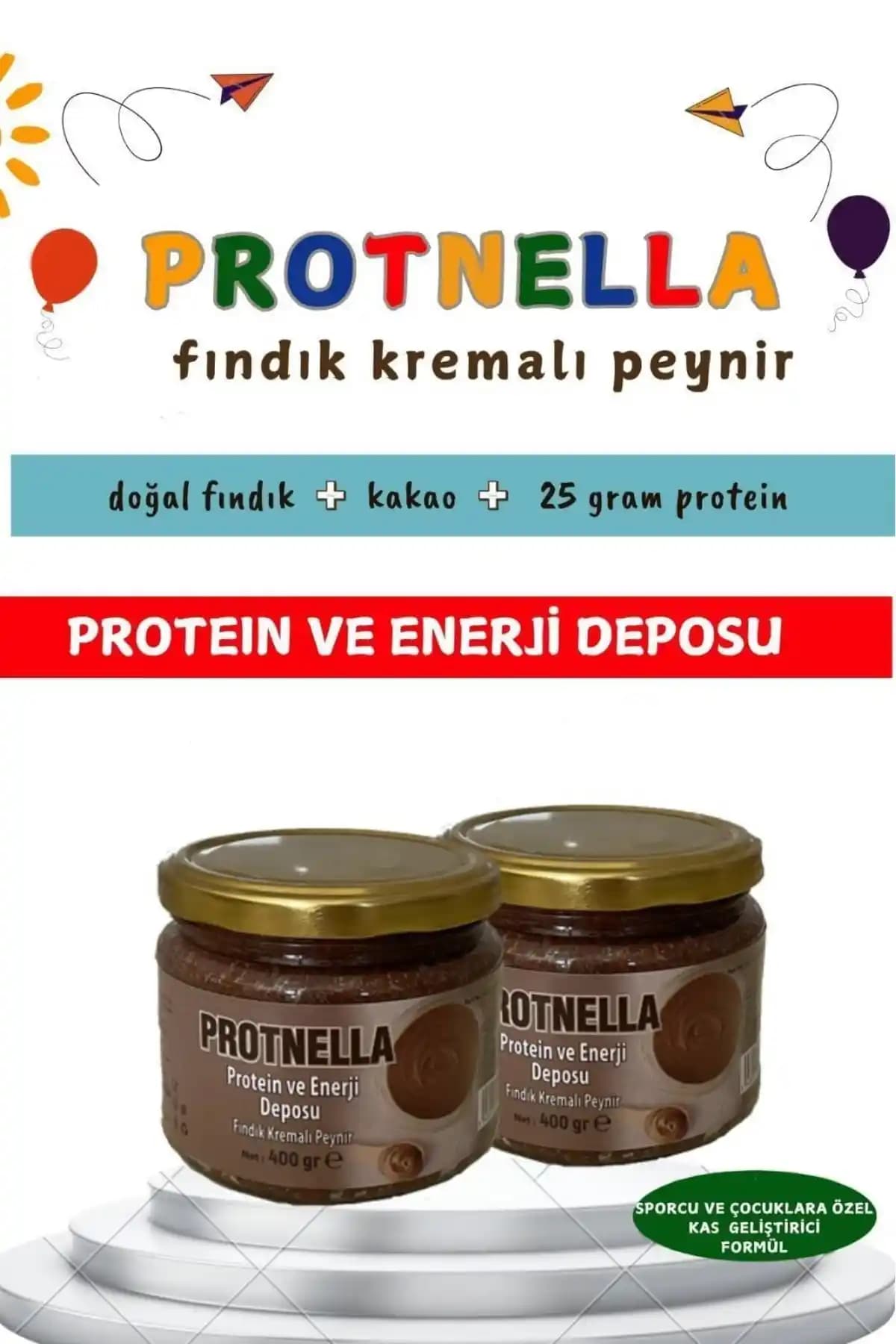 Birtat Yüksek Proteinli Fındık Kremalı Peynir Sağlıklı Enerji ve Kas Gelişimi İçin Uygun