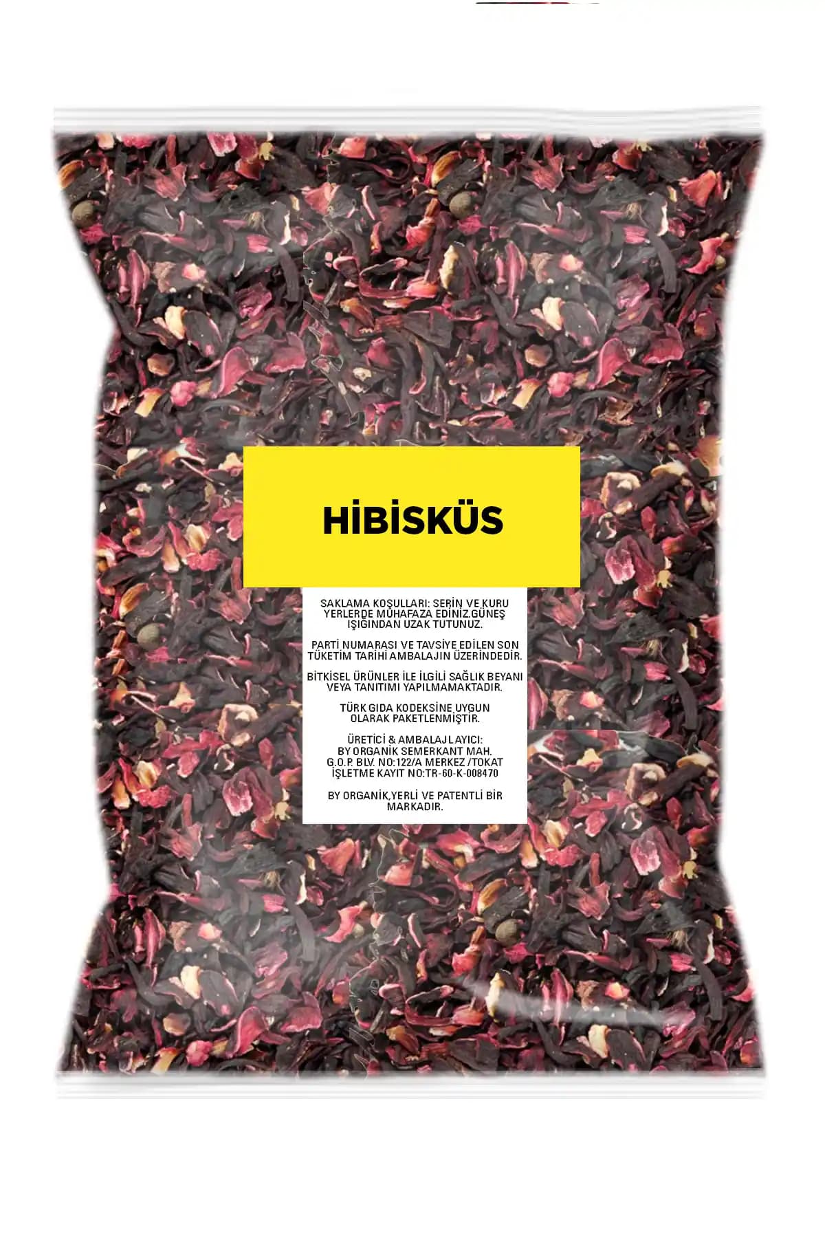 BY ORGANİK Hibisküs Çayı 250 gr Doğal ve Sağlıklı Bitki Çayı Alternatifi