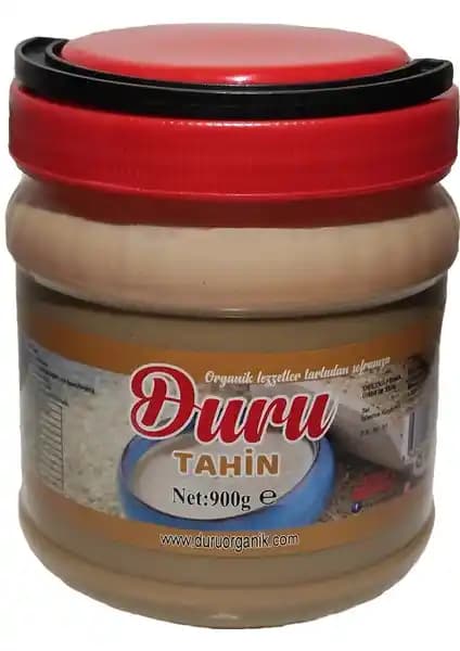 Duru Organik Tahin 1000 Gram Doğal ve Katkısız Susam Tohumu Ürünü