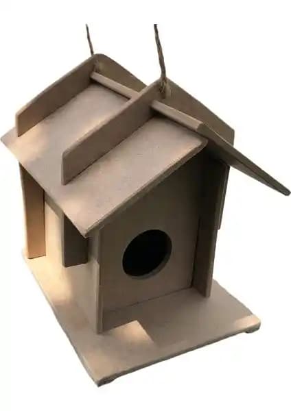 Emach Dizayn Dekoratif Ahşap Kuş Evi: Estetik ve Dayanıklı Bahçe Dekorasyonu Ürünü