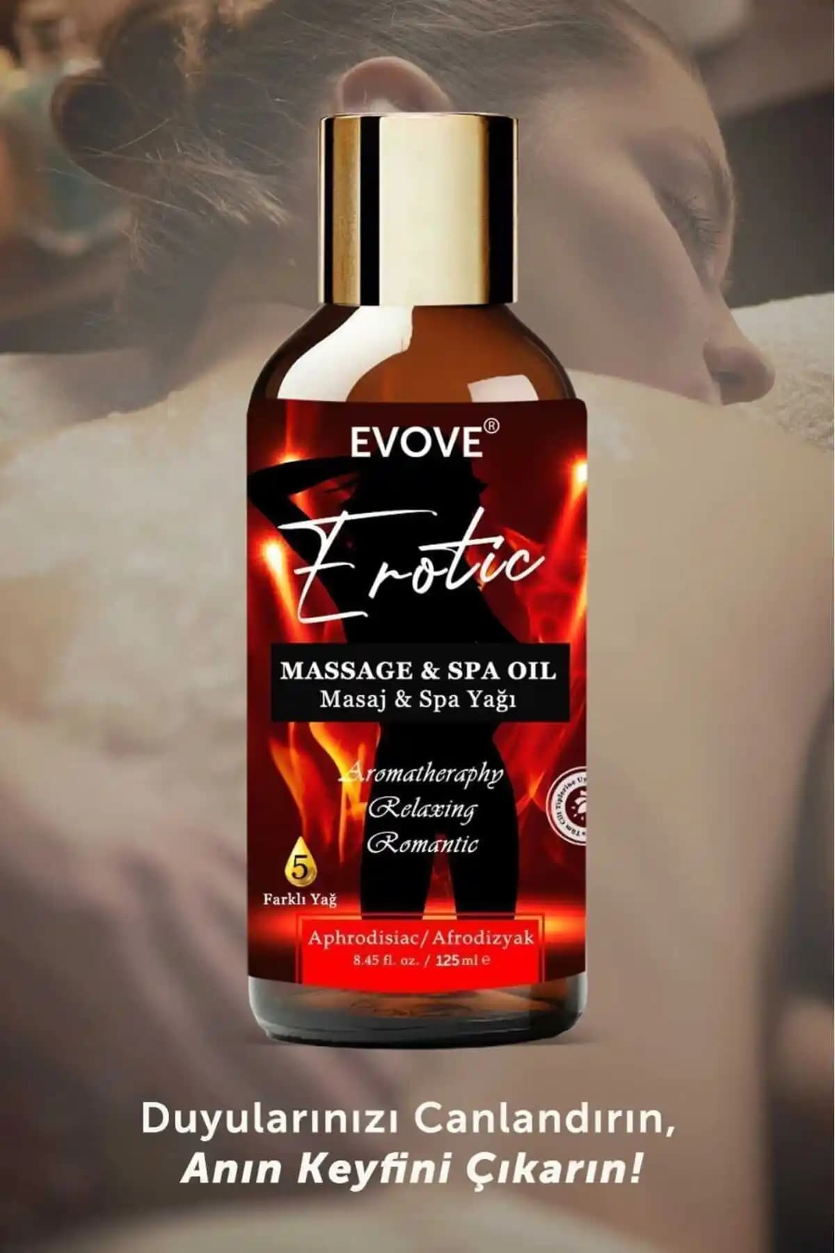 Evove Cosmetics Erotik Masaj Yağı: Aromaterapi ve Duyusal Deneyim İçin Doğal Seçenekler