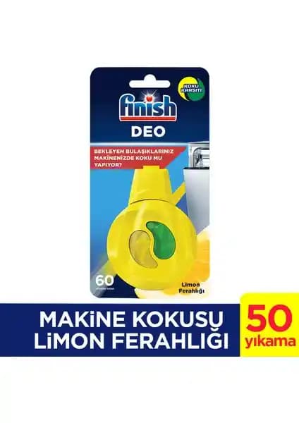 Finish Bulaşık Makinesi Kokusu Limon Ferahlığı Temizlik ve Ferahlatıcı Aromasıyla Güvenilir Kullanım