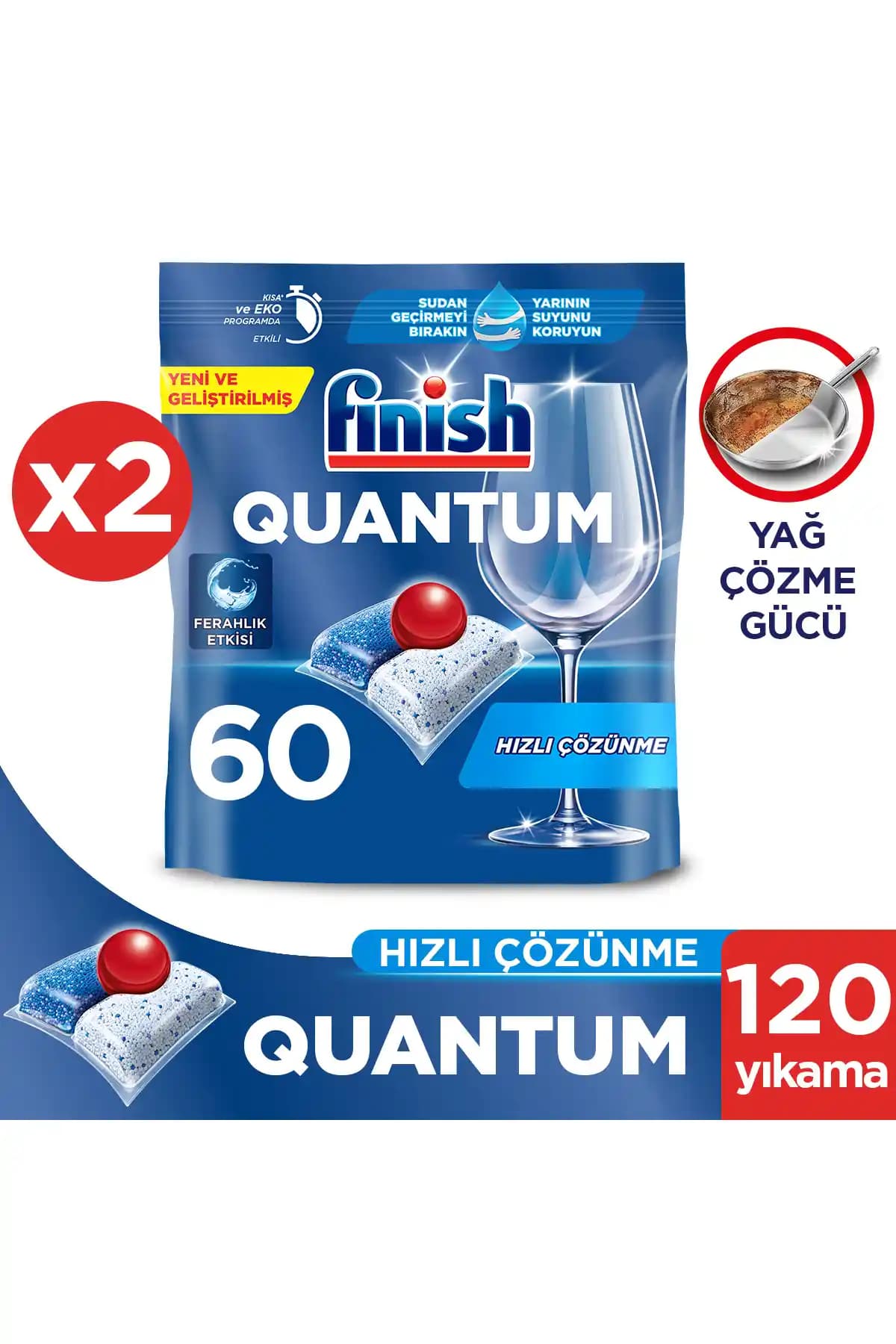 Finish Quantum Hepsi Bir Arada Bulaşık Makinesi Deterjanı Performansı ve Özellikleri