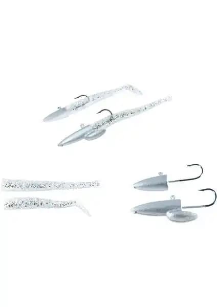 Fujin Micro Sandeel Kit: Çok Yönlü ve Dayanıklı Silikon Yem Seti Balıkçılık İçin