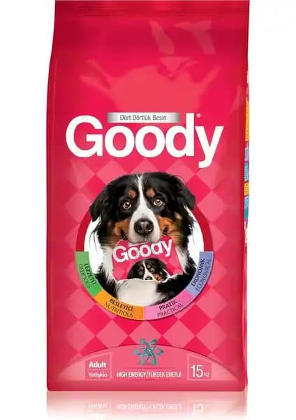 Goody High Energy Yetişkin Köpek Maması: Yüksek Enerji ve Besleyici İçeriklerle Sağlıklı Gelişim