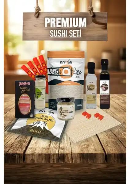 Kiyomi Premium Sushi Seti ile Evde Profesyonel Sushi Yapımı İçin Gerekli Malzemeler ve Rehber