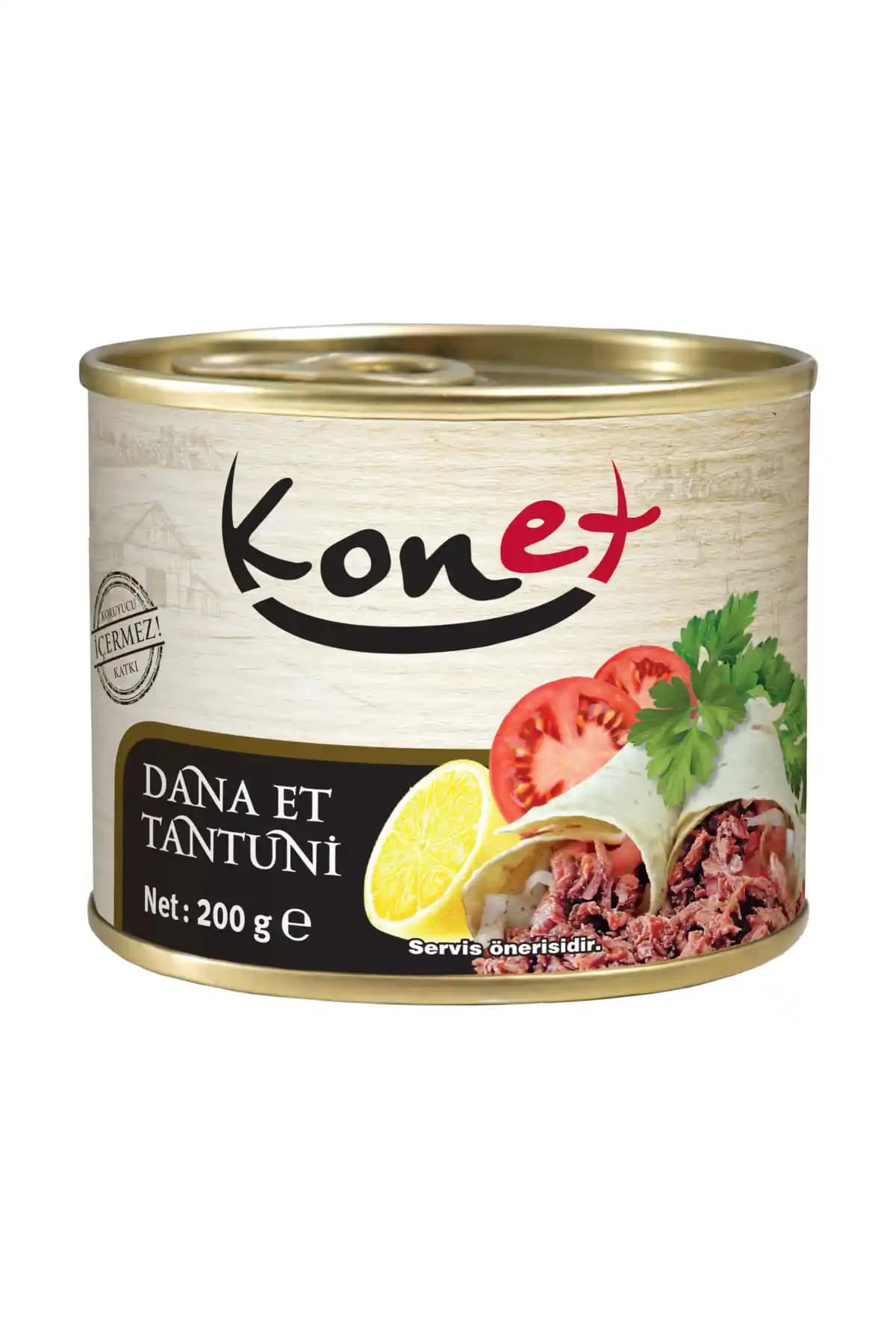 KONET Dana Et Tantuni 200g Pratik ve Lezzetli Hazır Yemek Alternatifi