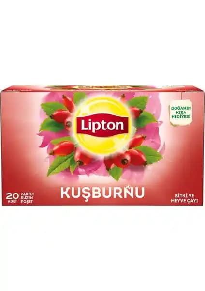 Lipton Kuşburnu Çayı Bardak Poşetleri: Doğal ve Pratik Ferahlatıcı Bitki Çayı