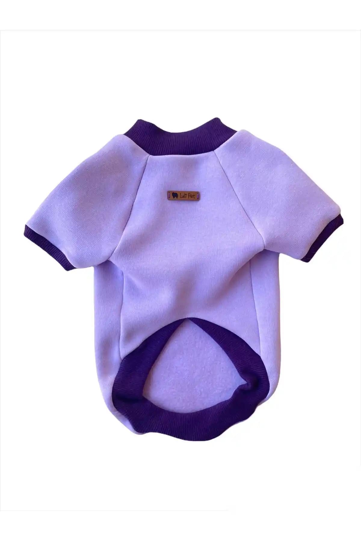 Luli Pet Lilac Polarlı Kedi ve Köpek Sweatshirt: Sıcak ve Şık Evcil Hayvan Giyim Seçeneği