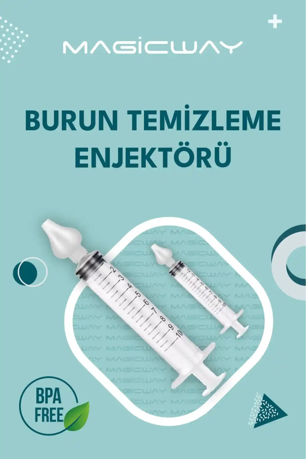 Magicway Burun Yıkama Kiti: Bebekler ve Yetişkinler İçin Güvenli ve Etkili Burun Temizleme Çözümü