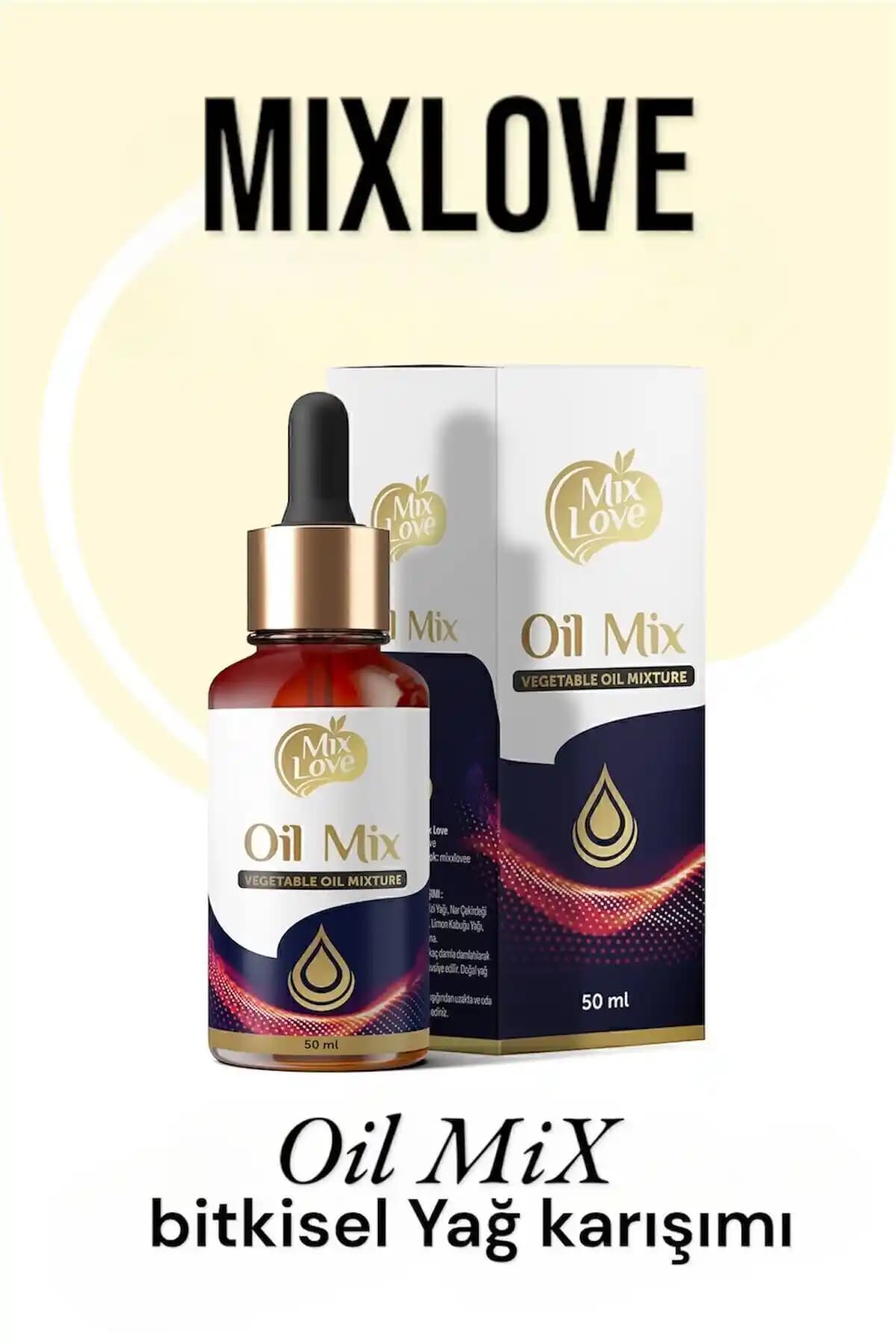 Mixlove Oil Mix 30 Günlük Detoks ve Zayıflama Destekçisi Doğal Bitkisel Yağ Karışımı
