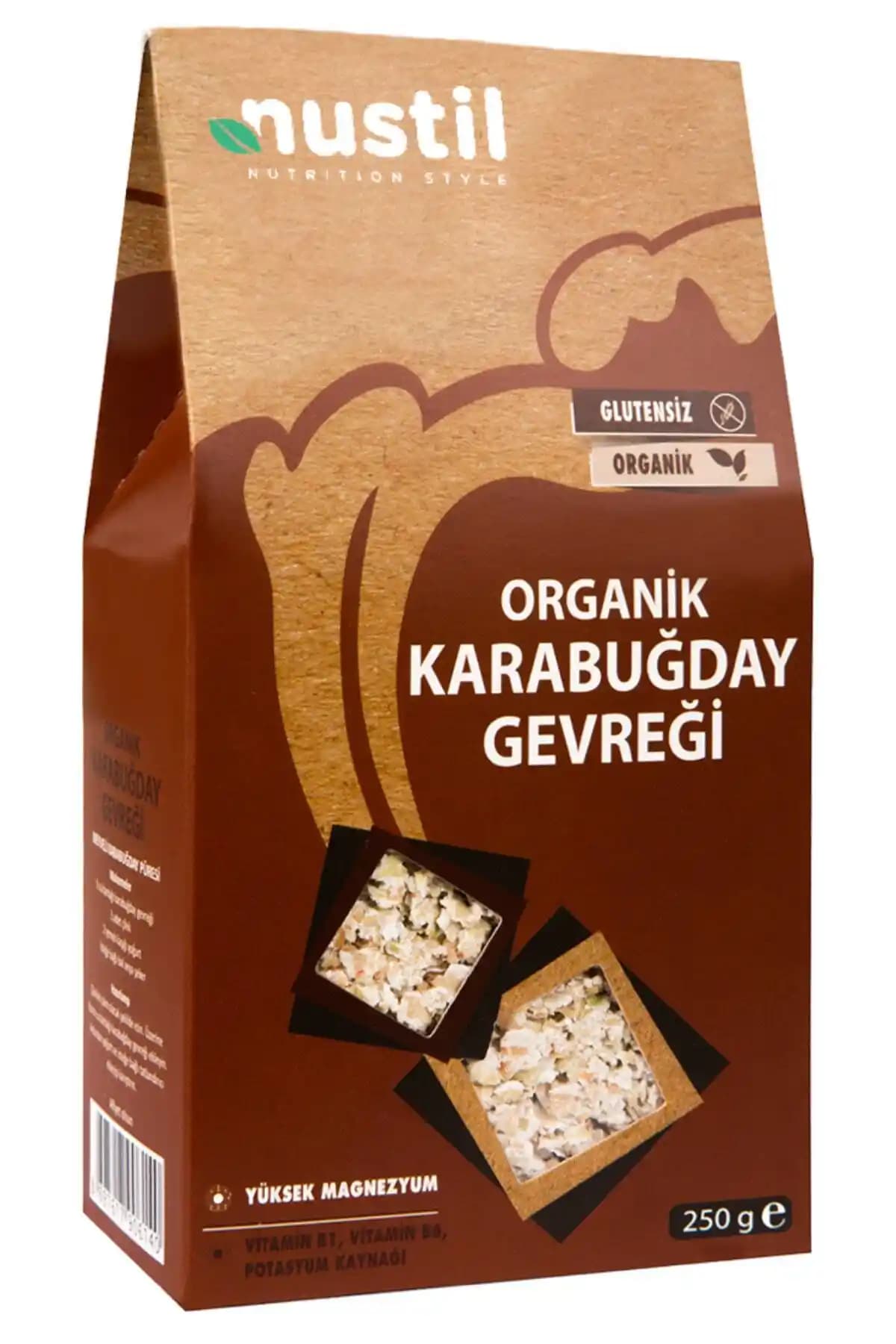 NUSTİL Glutensiz Organik Karabuğday Gevreği Sağlıklı Kahvaltı Seçeneği
