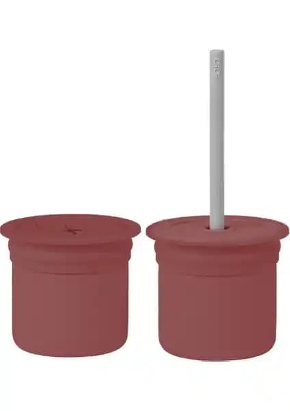 OiOi Ham Hüp Silikon Pipetli Bardak 6+ Ay Velvet Rose Powder Grey İnceleme ve Kullanıcı Yorumları