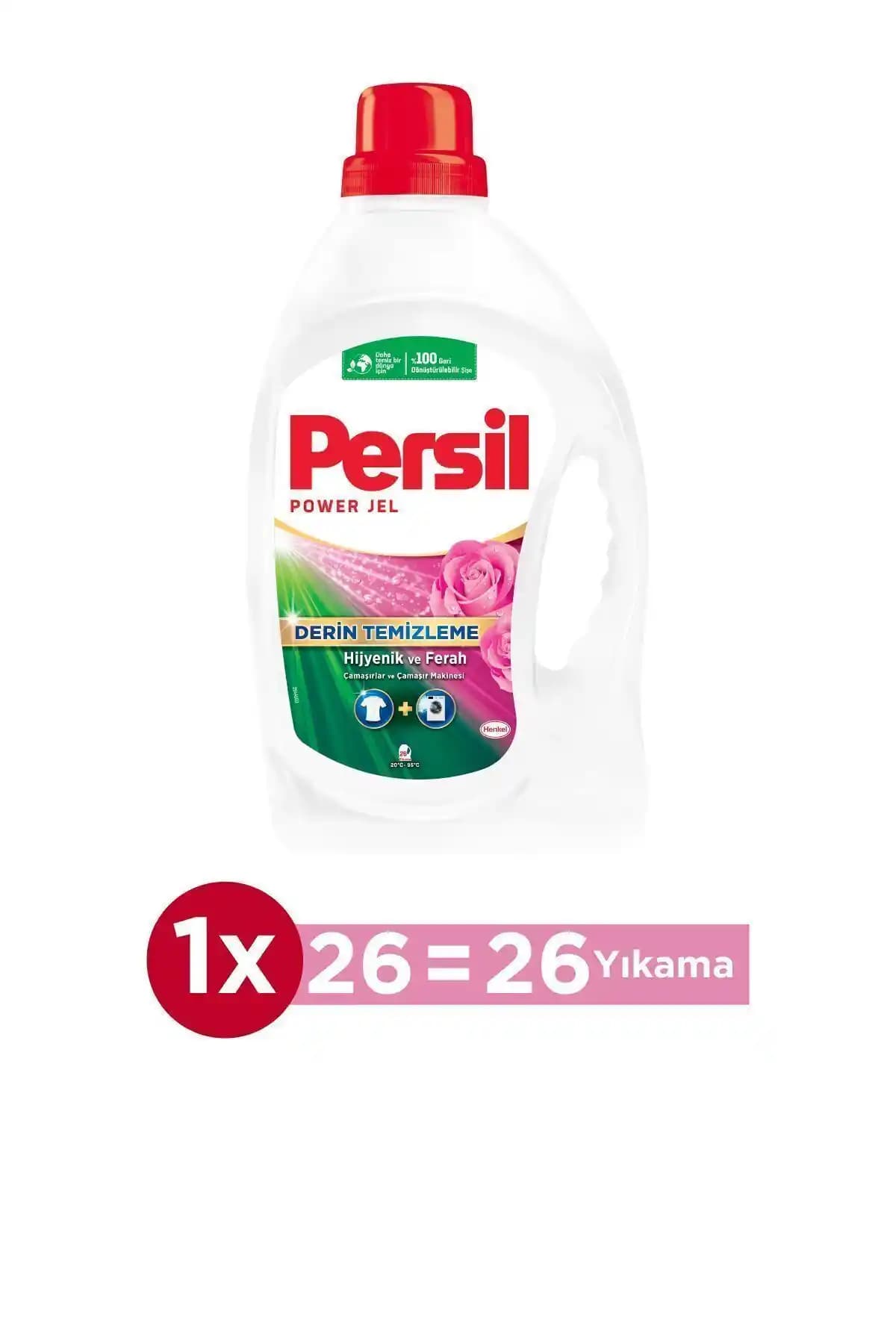 Persil Power Jel Gül: Derin Temizlik ve Hoş Koku Sunan Çamaşır Deterjanı
