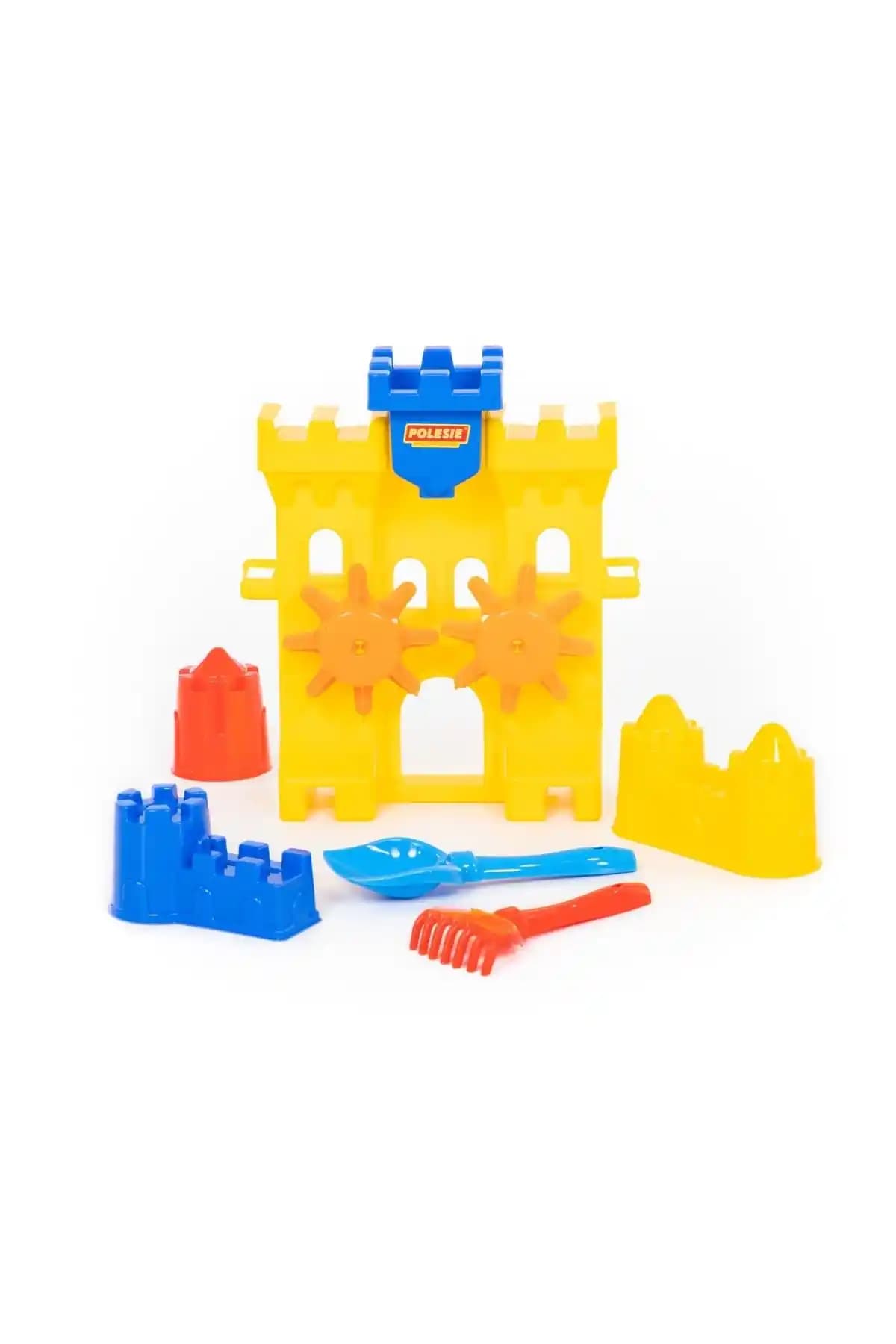 Polesie Kale Kum Değirmeni ve Kum Kalıpları Çocuklar İçin Güvenli ve Dayanıklı Oyun Seti