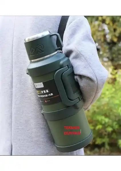 Safe Paslanmaz Çelik Termos: Dayanıklı ve Çok Yönlü 2 Litre Kapasiteli Saklama Çözümü