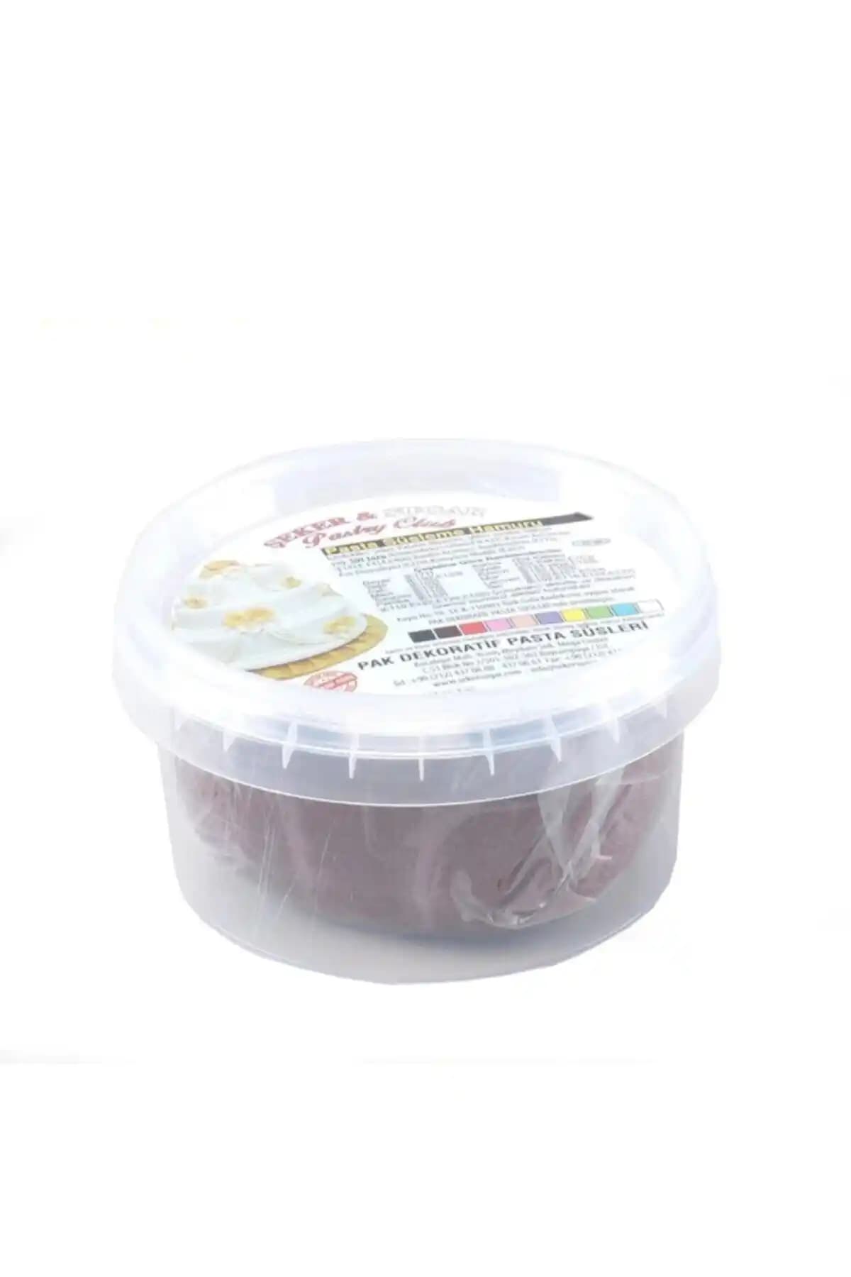 Şeker & Sugar Kahverengi Şeker Hamuru 200 G: Kolay Kullanım ve Uzun Ömürlü Gıda Dekorasyonu