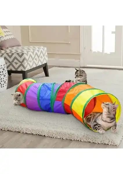 Tineke Kıvrımlı Kedi Tüneli: Renkli ve Katlanabilir Oyun Alanı Özellikleri ve Değerlendirmeleri
