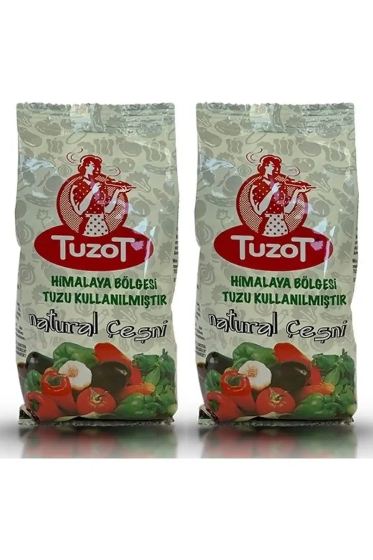 Tuzot 2'li Natural Baharat Sebze Çeşnisi ile Mutfakta Lezzetli ve Doğal Tatlar Yaratın