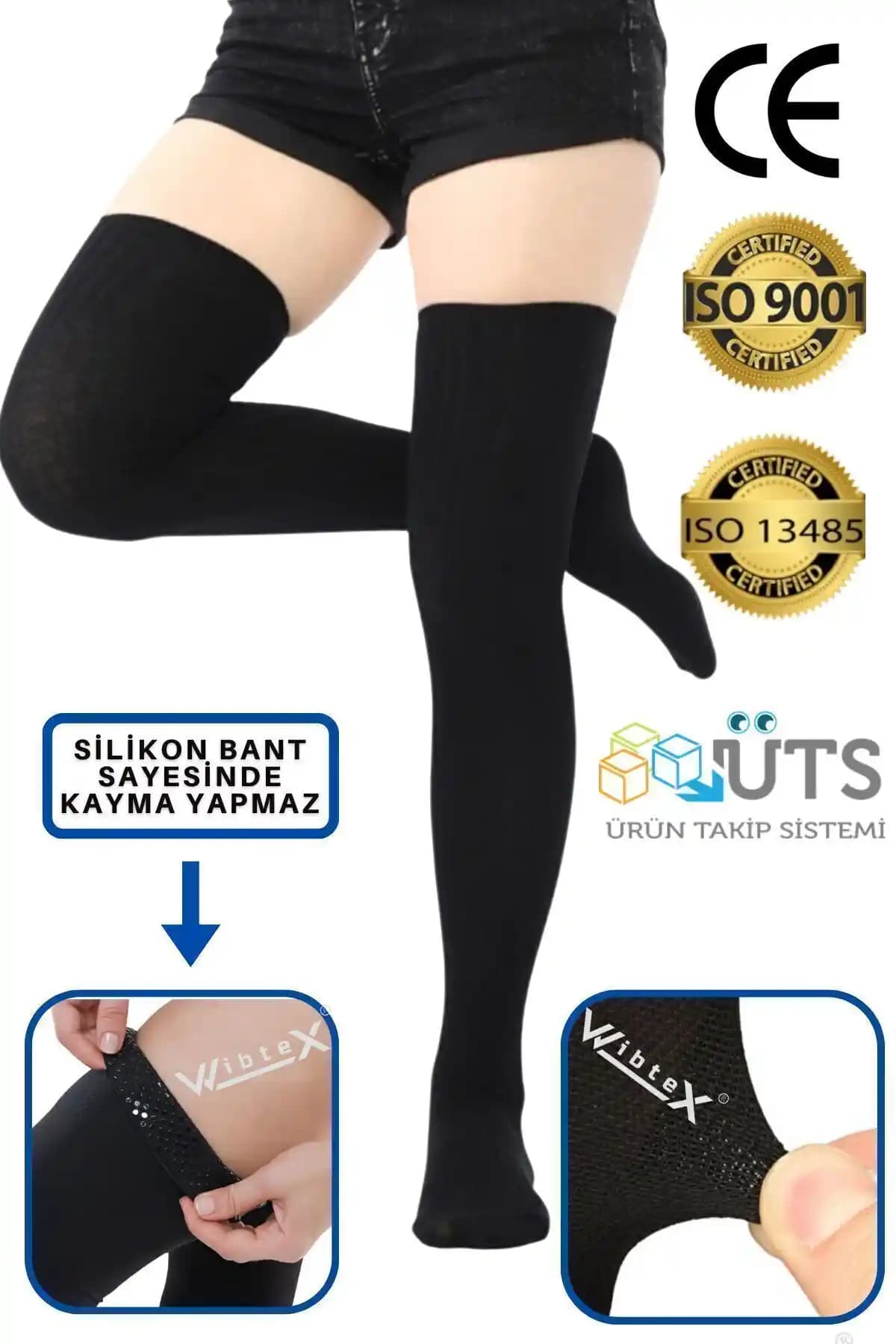 Wibtex Diz Üstü Varis Çorabı Sağlık ve Konfor Sunan Medikal Ürün Özellikleri