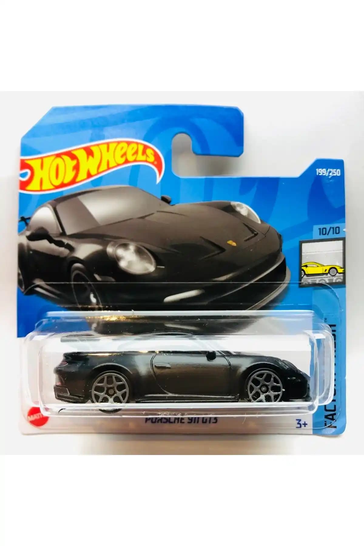 Hot Wheels Porsche 911 GT3 Black Mini Araba Modeli - Koleksiyon ve Oyun İçin Ideal