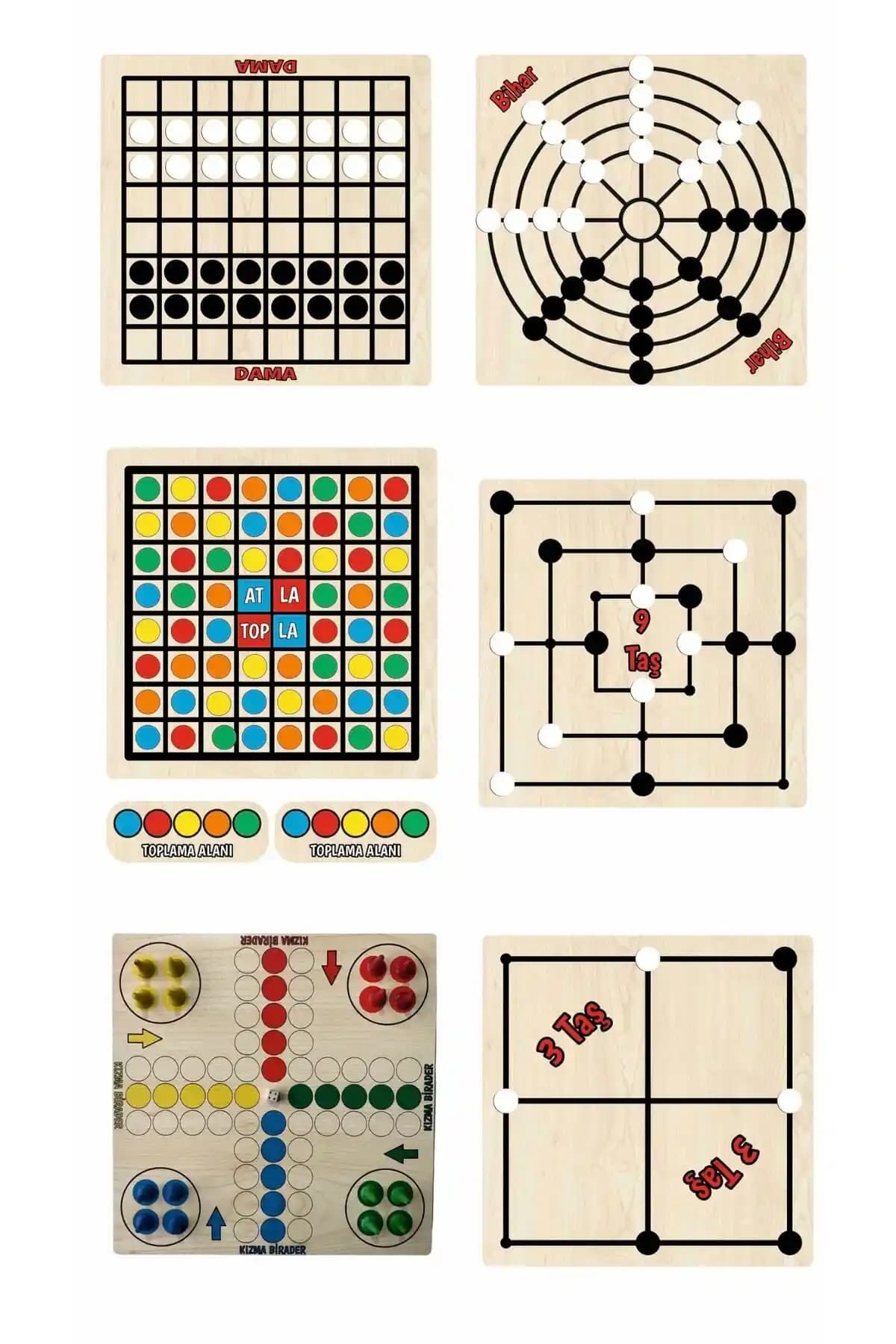 Kiri Ahşap Zeka Oyun Seti ile Pal Mangala Türk Zeka ve Strateji Oyunu Karşılaştırması