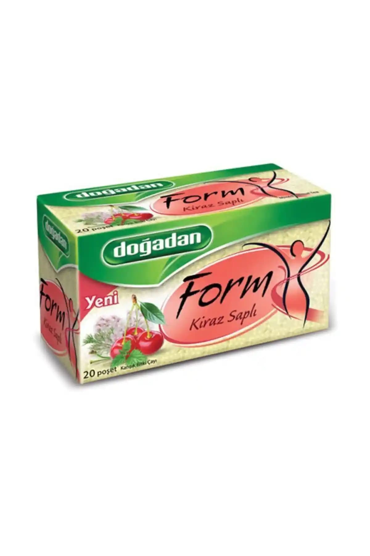 Doğadan Form Kiraz Saplı Karışık Bitki Çayı Sağlık ve Lezzet Dolu Doğal İçim