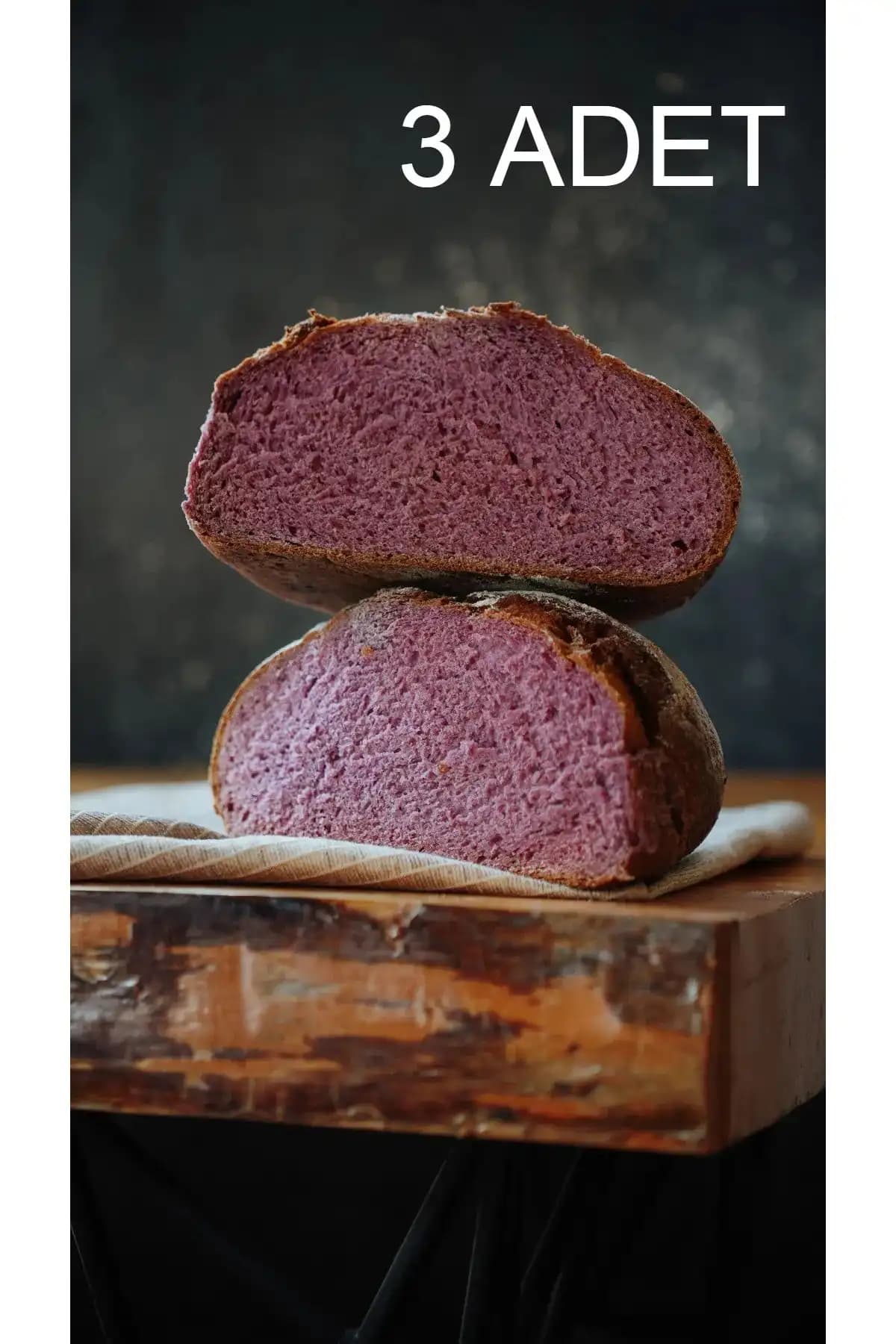 Güneşer Bakery %100 Ekşi Mayalı Mor Glutensiz Ekmek Sağlıklı ve Renkli Bir Alternatif