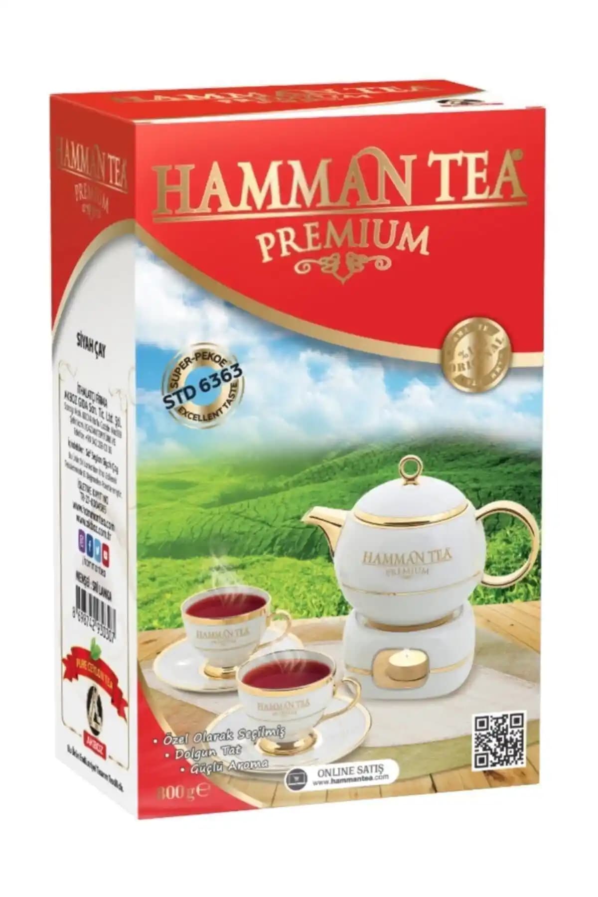 Hamman Tea Saf Seylan Çayı 800g Premium Kalite Güvencesiyle Sunulmaktadır