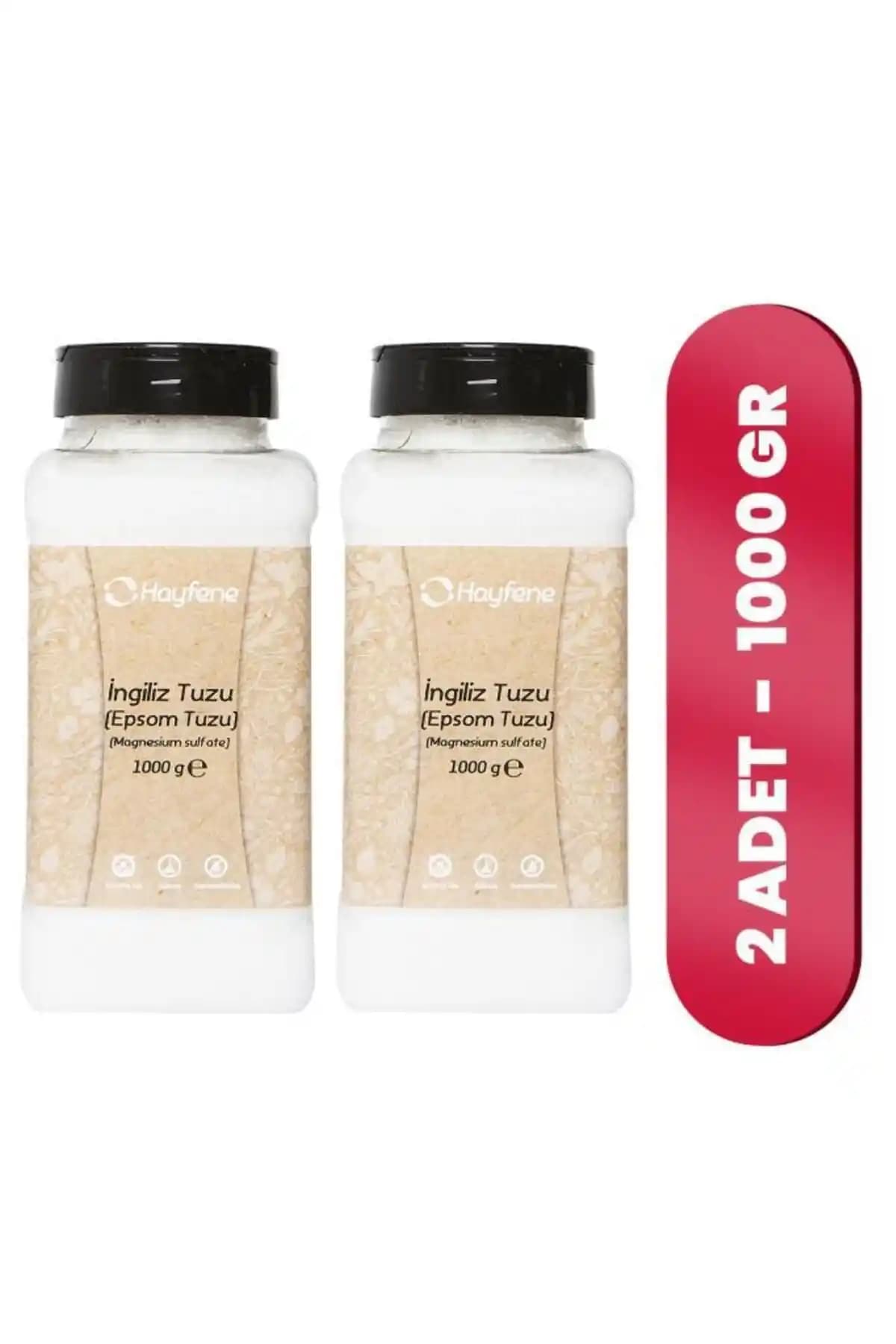 Hayfene Epsom Tuzu Seti Sağlık ve Güzellik İçin Çok Yönlü Doğal Çözüm