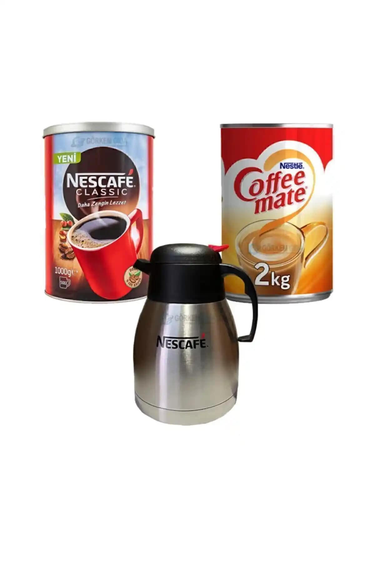 Nescafe Classic 1 Kg, Coffee Mate 2 Kg ve Büyük Termos ile Kahve Deneyiminizi Geliştirin