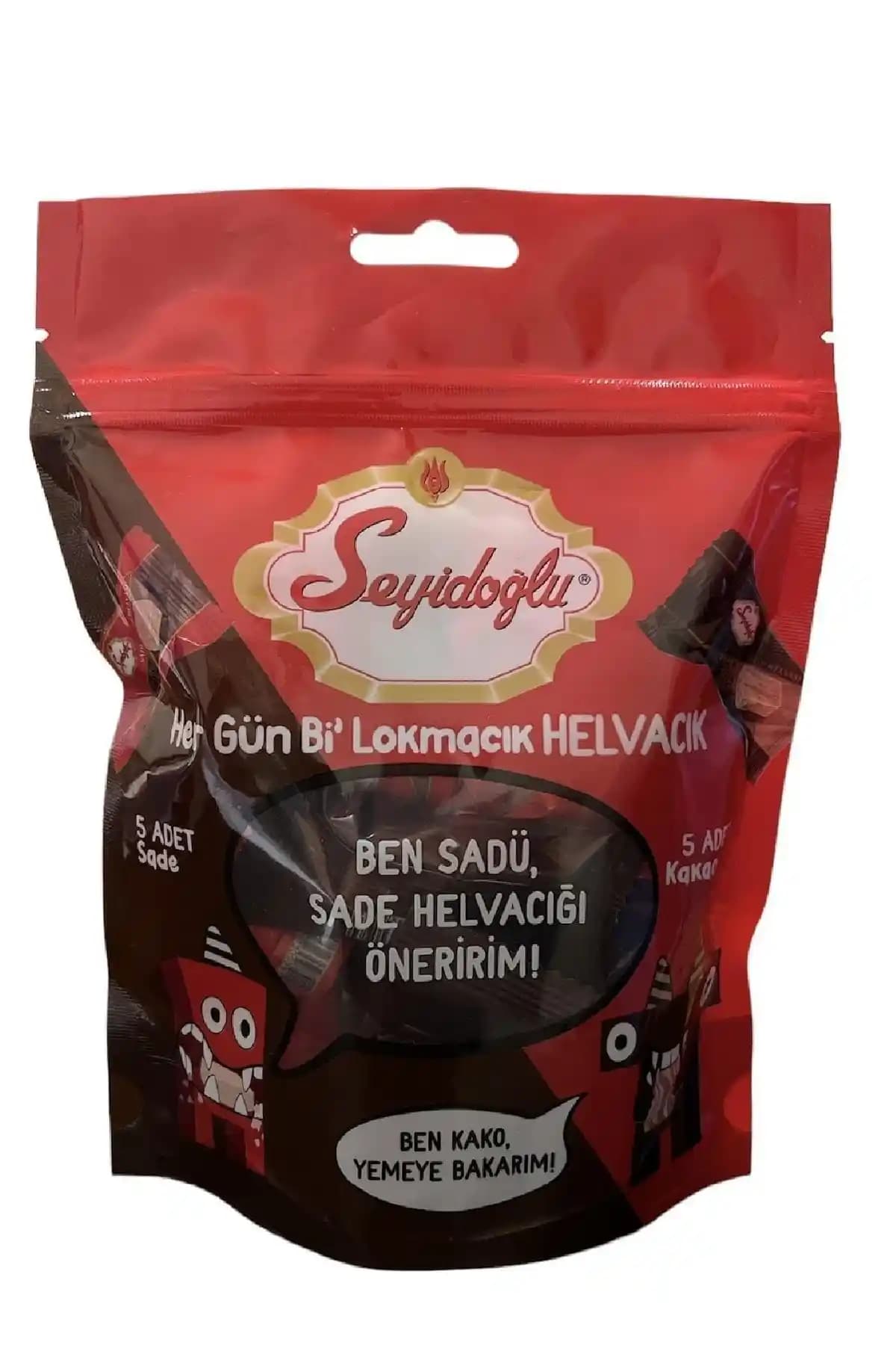 Seyidoğlu Pratik Ambalaj Helvacık 10'lu Paket Geleneksel Türk Tatlılarının Modern Sunumu