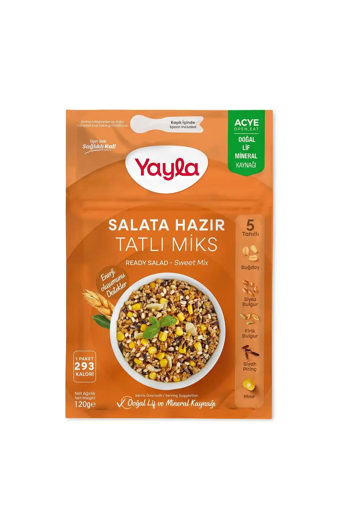 Yayla Salata Hazır Tatlı Miks 120 Gr Doğal ve Lezzetli Bir Alternatif