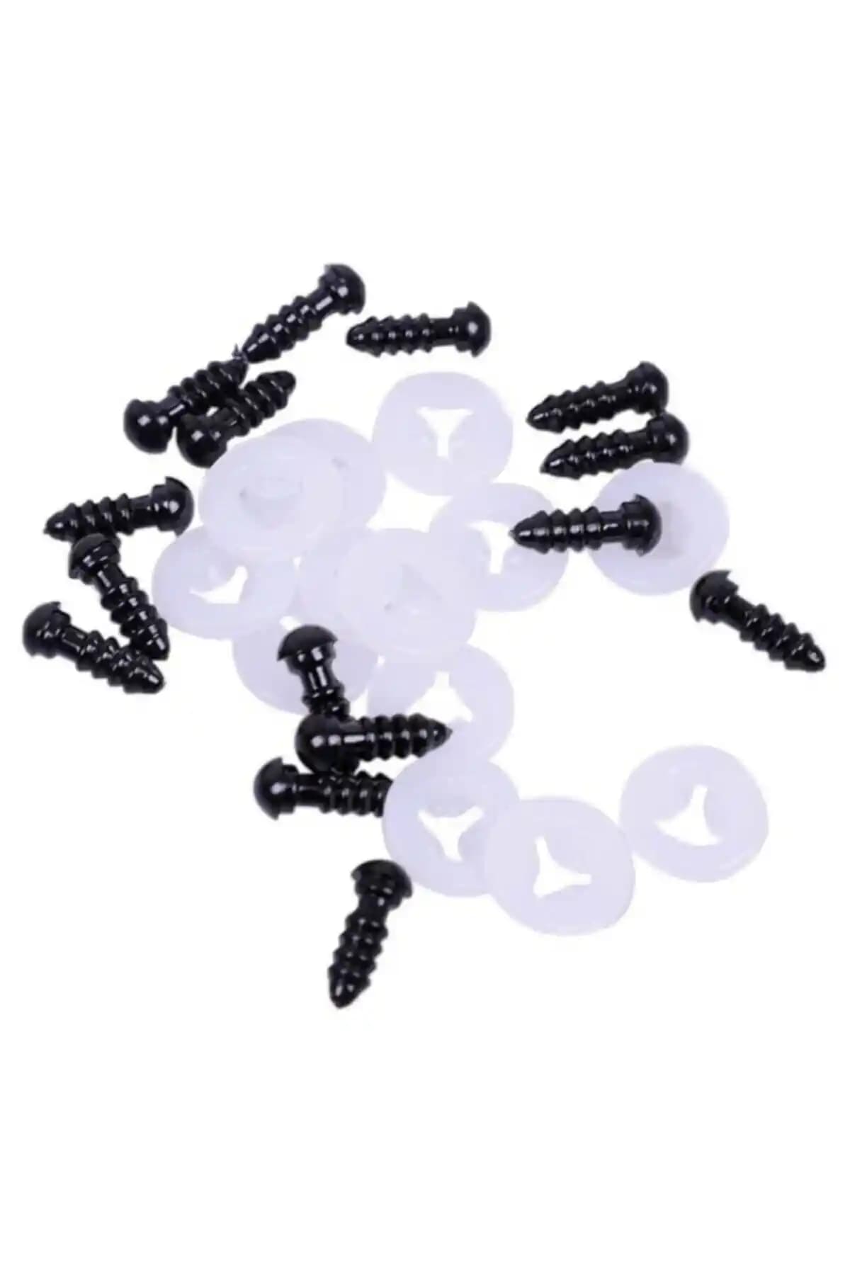 Amigurumi Siyah Vidalı Gözler: El Yapımı Bebek ve Oyuncaklar İçin Güvenli Detaylar