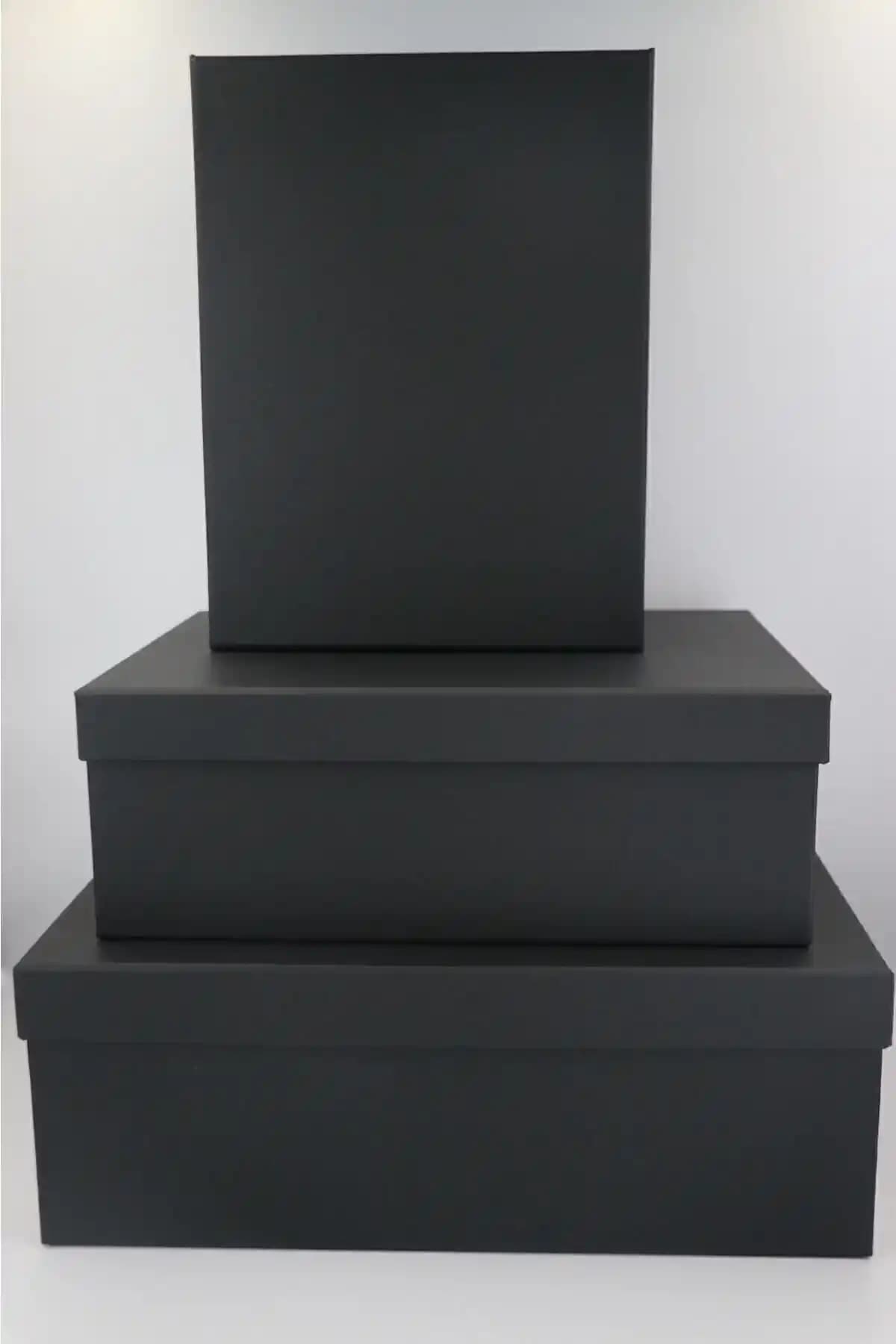 Deryamın Dünyası Siyah Dikdörtgen Kutular Seti: Estetik ve Fonksiyonellik Öne Çıkan Özellikler