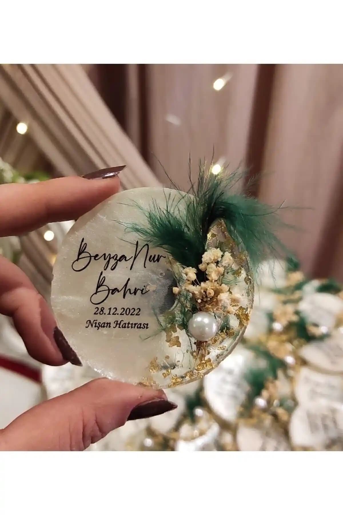 Efay Epoksi Magnet Nişan Magnetleri Düğün ve Nikahlar İçin Özel Tasarım Hediye Seçeneği