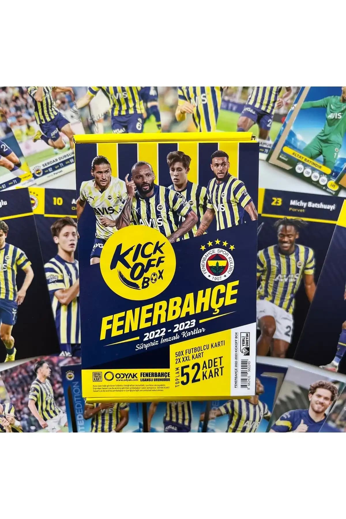 Fenerbahçe 2022-2023 Sezon Sürpriz İmzalı Futbol Kartları Koleksiyon Ürünü