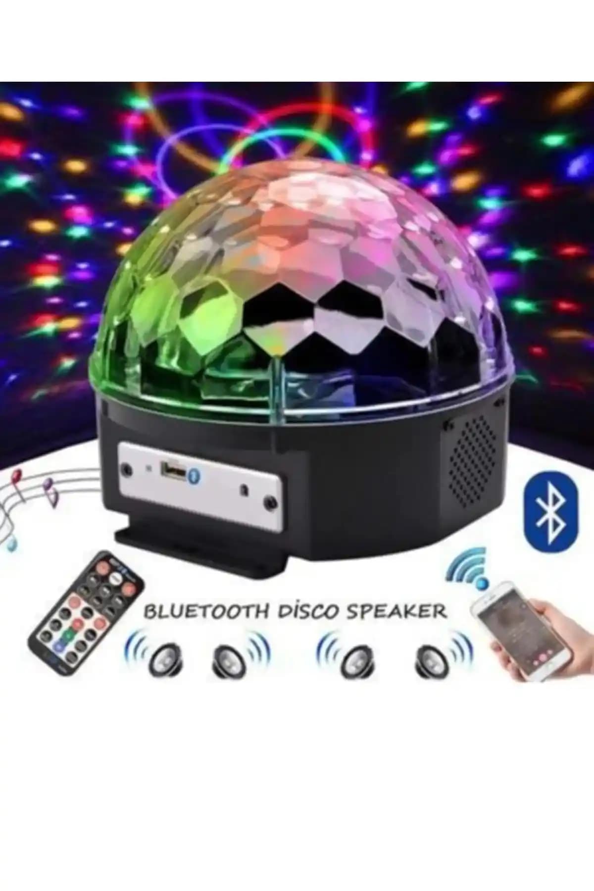 Genel Markalar Renkli Işıklı Lazer Parti Bluetoothlu Led Küre Disko Topu Özellikleri ve Kullanımı