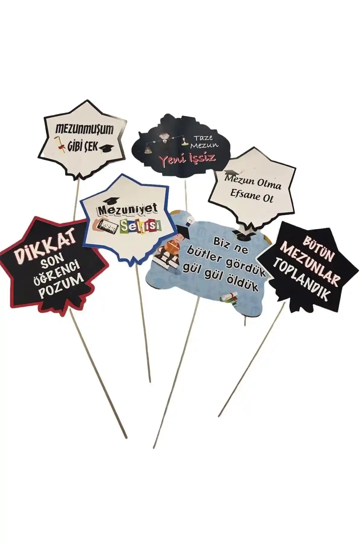 Happyland Mezuniyet Kutlamaları İçin Renkli Balon ve Çubuk Seçenekleri