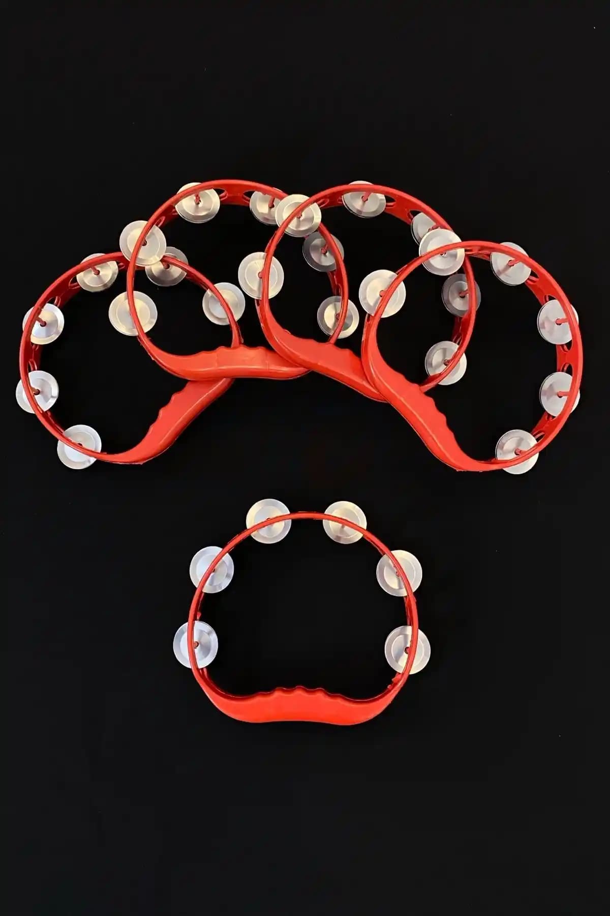 Kırmızı Gelin Nedime Tefi Seti Düğün ve Kutlamalar İçin Şık ve Dayanıklı Tasarım